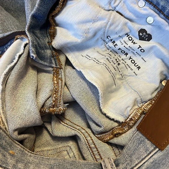 MADEWELL The Perfect Vintage Jean Raw Hem High Waisted Custom DIY Split Hem - Picture 9 of 13